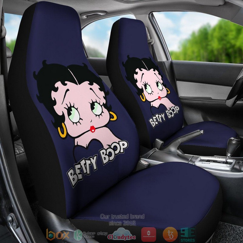 BEST Betty Boop Pretty Betty Boop Navy Car Seat Cover 6