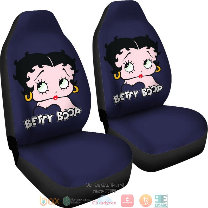 BEST Betty Boop Pretty Betty Boop Navy Car Seat Cover 4