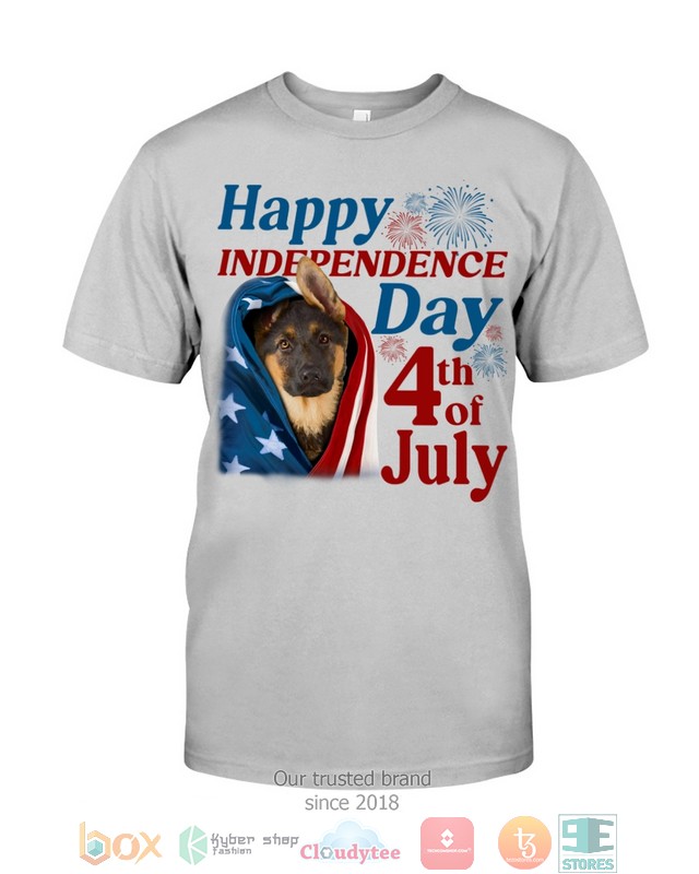 NEW Black German Shepherd Happy Independence Day 4th Of July Hoodie, Shirt 47