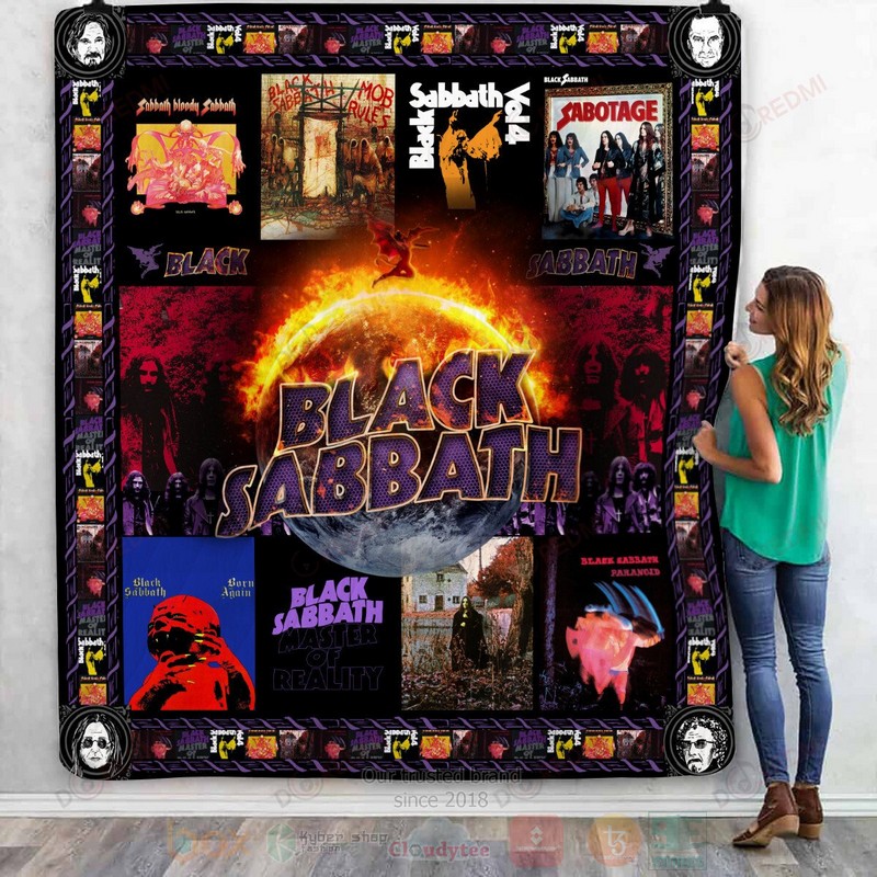 HOT Black Sabbath Albums Luxury Quilt 8