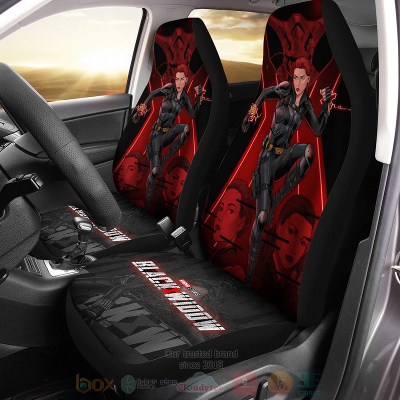 HOT Black Widow Movie Car Seat Cover 10