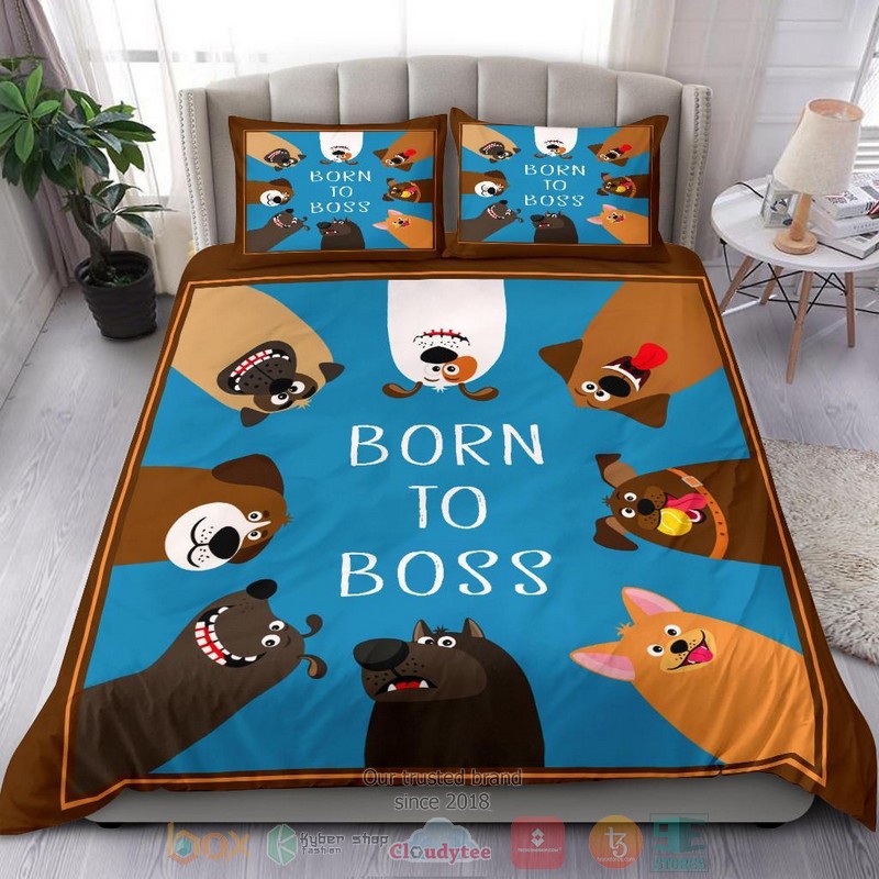 NEW Born To Boss Dogs Bedding Sets 13