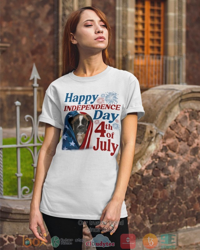 NEW Brown Boxer Happy Independence Day 4th Of July Hoodie, Shirt - Image 5