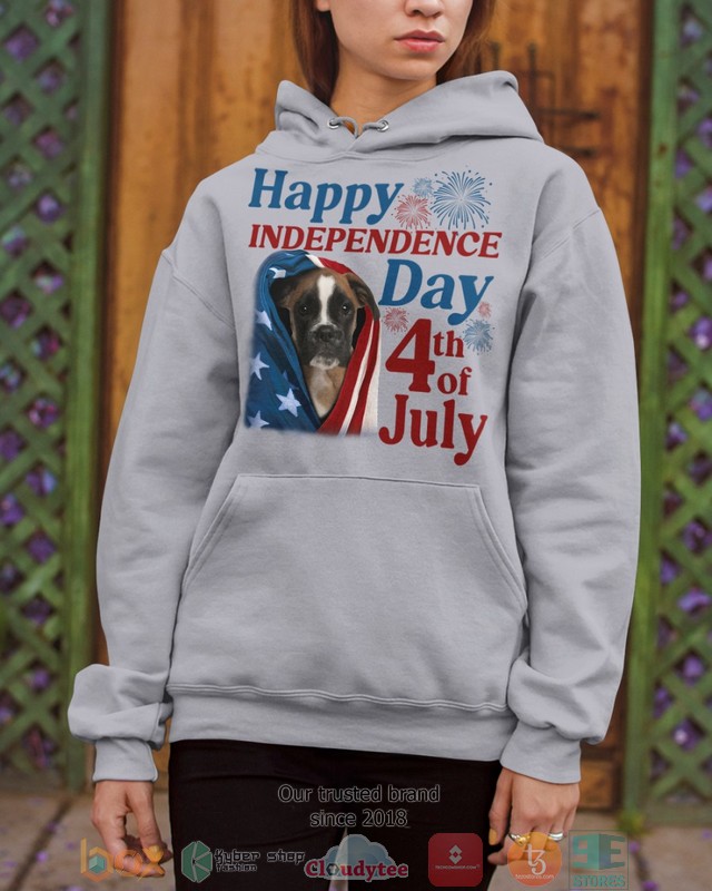 NEW Brown Boxer Happy Independence Day 4th Of July Hoodie, Shirt - Image 12