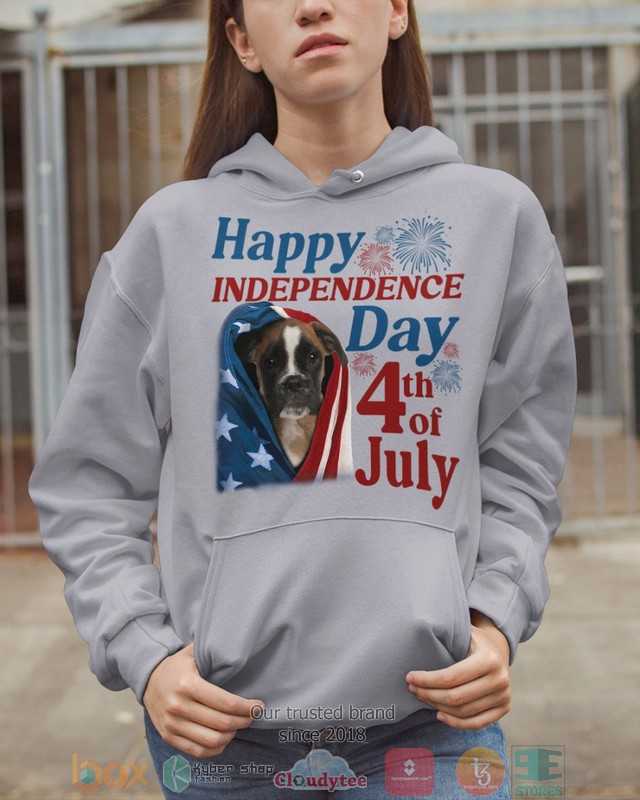 NEW Brown Boxer Happy Independence Day 4th Of July Hoodie, Shirt - Image 13