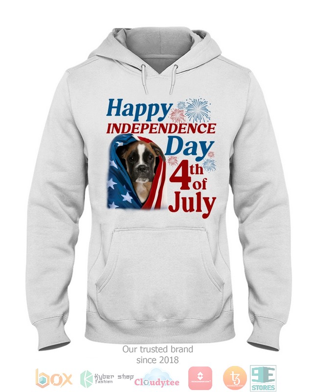 NEW Brown Boxer Happy Independence Day 4th Of July Hoodie, Shirt - Image 14