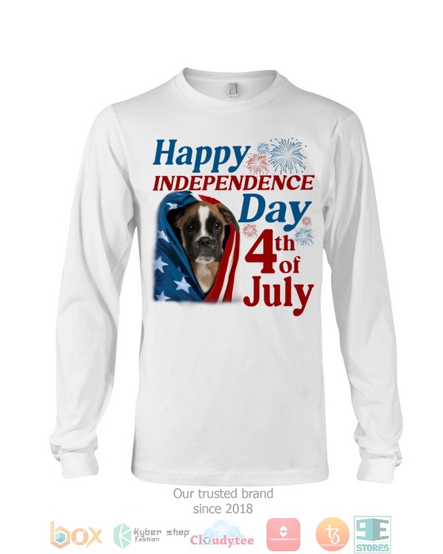 NEW Brown Boxer Happy Independence Day 4th Of July Hoodie, Shirt - Image 22