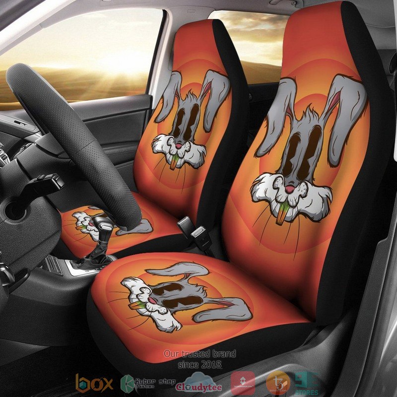 BEST Bunny Looney Tunes Cartoon Car Seat Cover 1