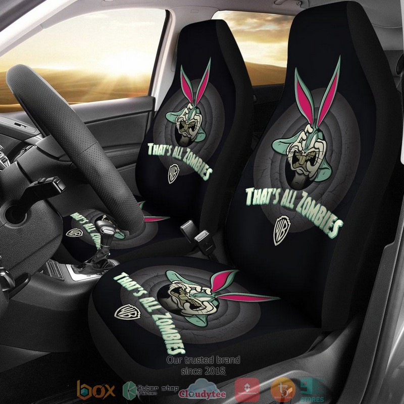 BEST Bunny Looney Tunes That's all Zoombie Car Seat Cover 9