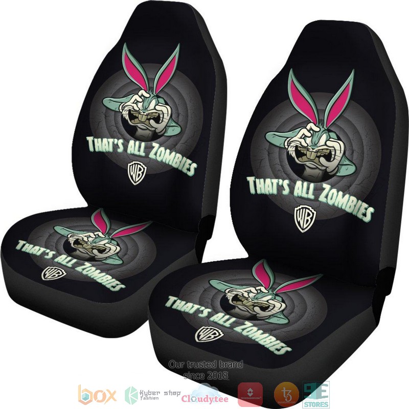 BEST Bunny Looney Tunes That's all Zoombie Car Seat Cover 5