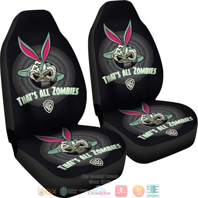 BEST Bunny Looney Tunes That's all Zoombie Car Seat Cover 7