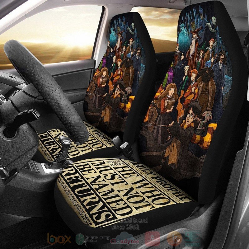 HOT Characters Newspaper Harry Potter Car Seat Cover 9
