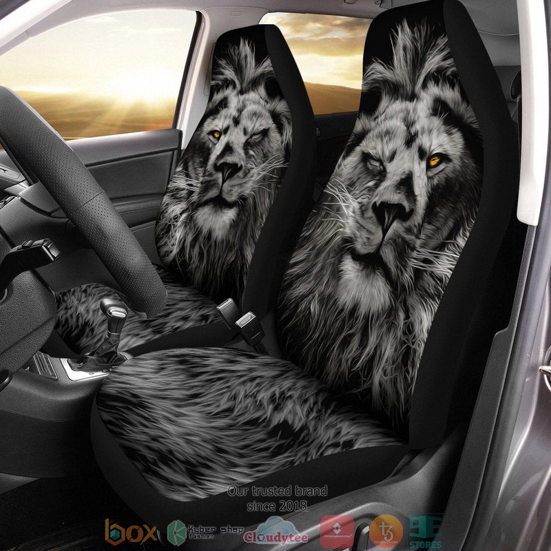 BEST Couple Lion Car Seat Cover 6