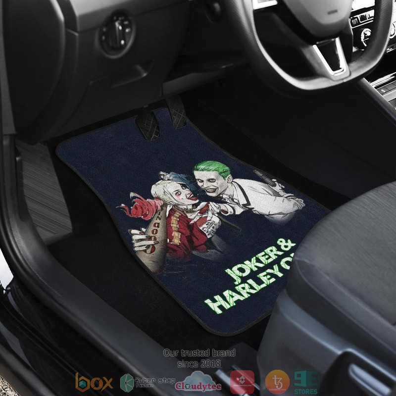 BEST Couple Joker Harley Quinn Suicide Squad Car Floor Mat 17