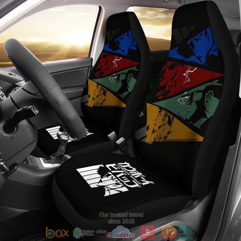 BEST Cowboy Bebop Black Car Seat Cover 8