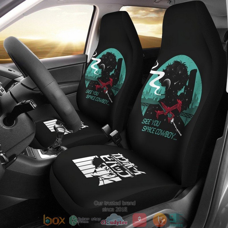 BEST Cowboy Bebop See U Space Cowboy Black Car Seat Cover 8
