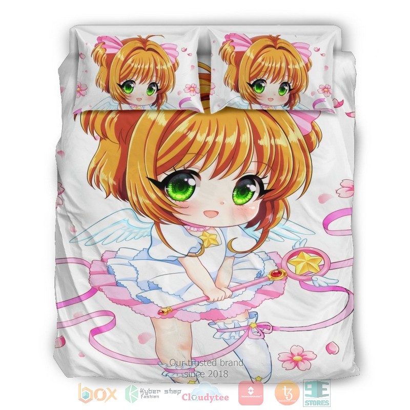 NEW Cute Chibi Sakura Bedding Sets 6