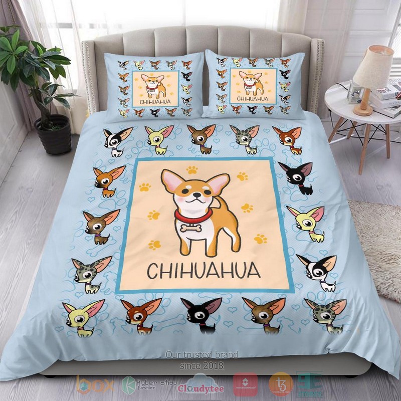NEW Cute Chihuahua Cartoon Bedding Sets 12