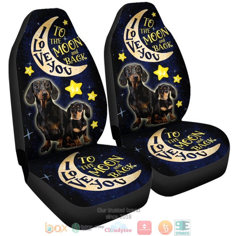 BEST Cute Dachshund Dachshund Dog Car Seat Cover 4 BEST Cute Dachshund Dachshund Dog Car Seat Cover - Image 4