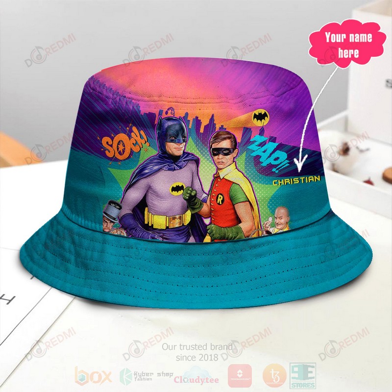 HOT DC Comics Zap Sock Custom Name Bucket Cap Hat 3