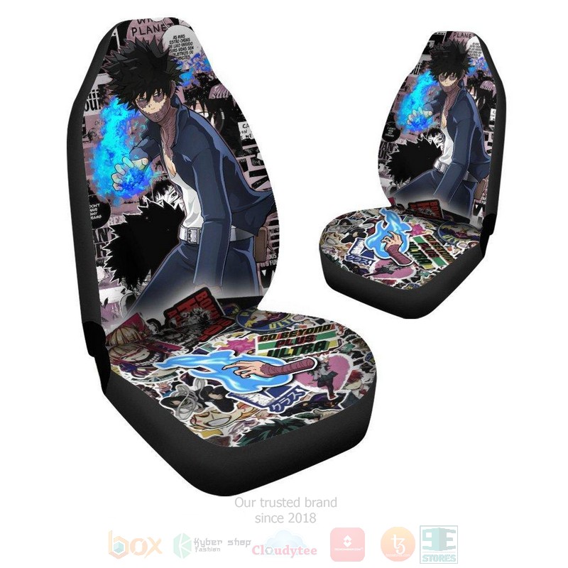 HOT Dabi Manga-Anime My Hero Academia Car Seat Cover 4 HOT Dabi Manga-Anime My Hero Academia Car Seat Cover - Image 4