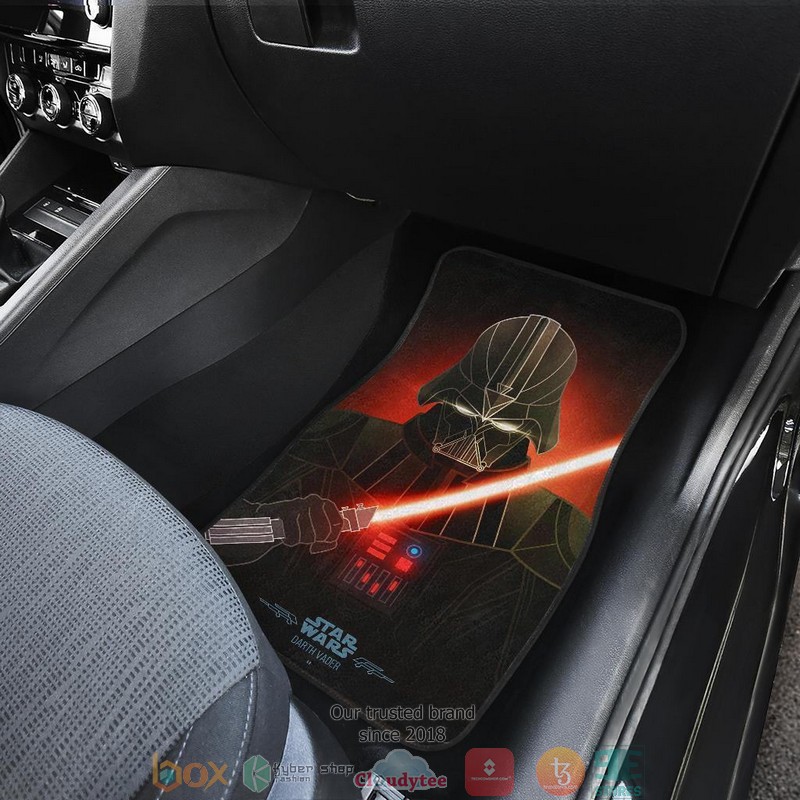 BEST Darth Vader Star Wars In Red Theme Car Floor Mat 4