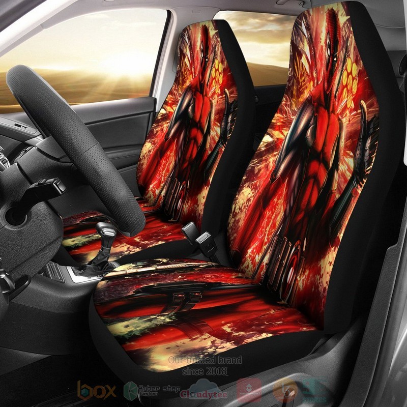 HOT Deadpool Xmen Car Seat Cover 10