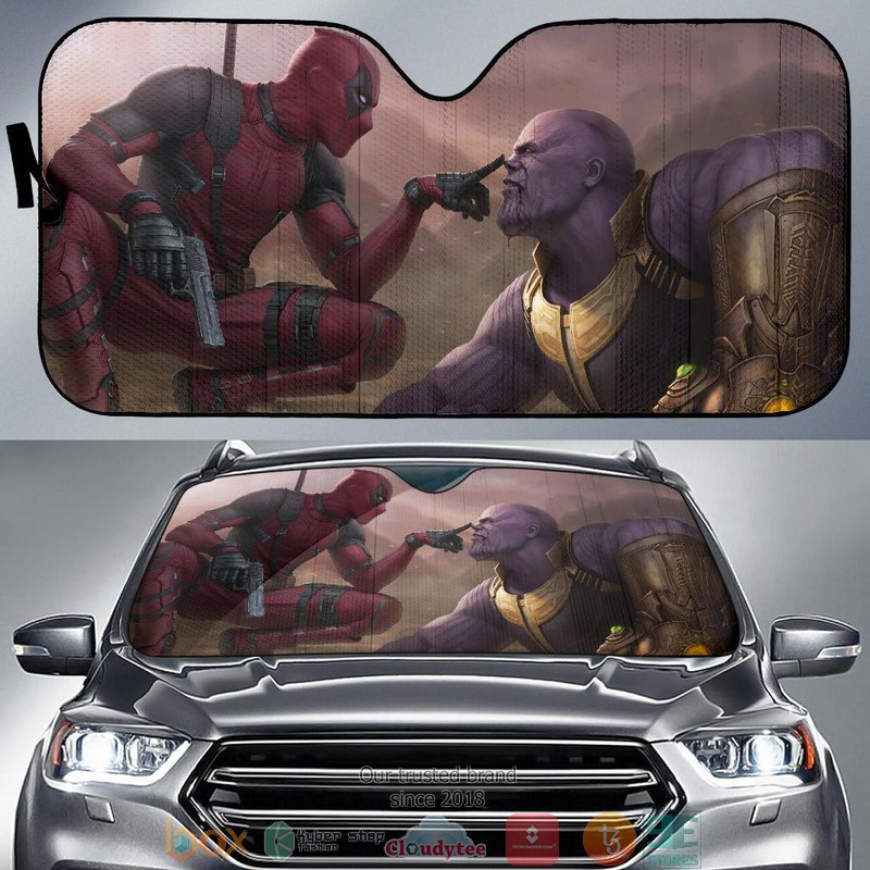 BEST Deadpool vs Thanos 3D Car Sunshades 6