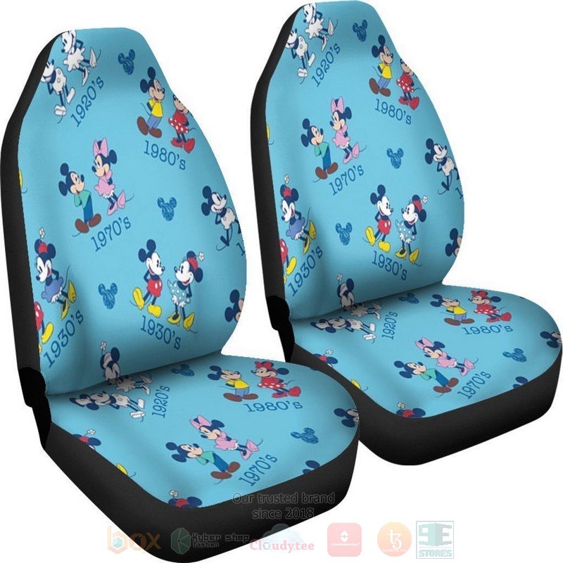 HOT Disney Couple Mouse Patterns Car Seat Cover 4 HOT Disney Couple Mouse Patterns Car Seat Cover - Image 4