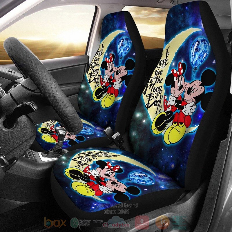 BEST Disney Mickey & Minnie Cartoon Car Seat Covers 9