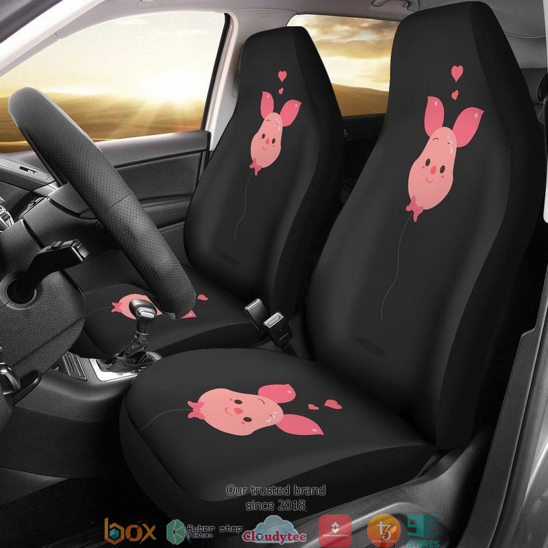 BEST Disney Piglet Winnie The Pooh Pig Animal Cartoon Car Seat Covers 9