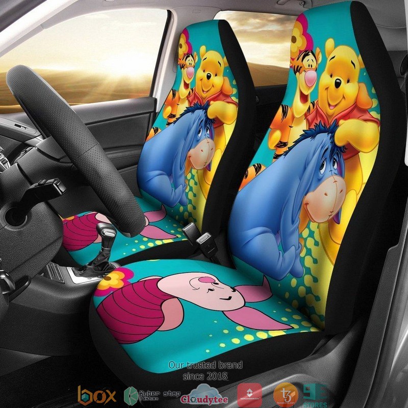 BEST Disney Winnie The Pooh Poster Fans Car Seat Covers 11