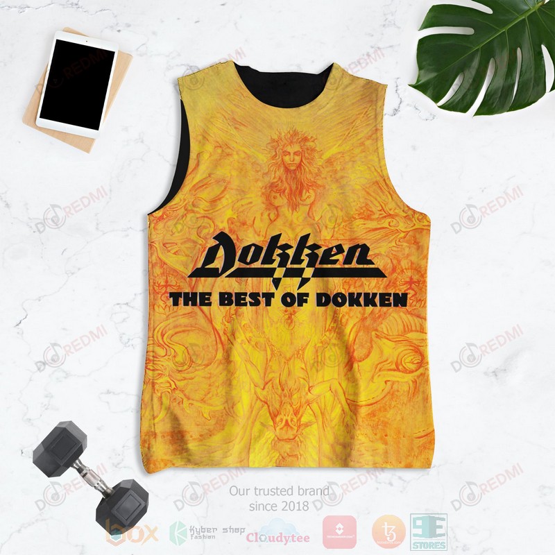 HOT Dokken Hell to Pay 3D Tank Top 2