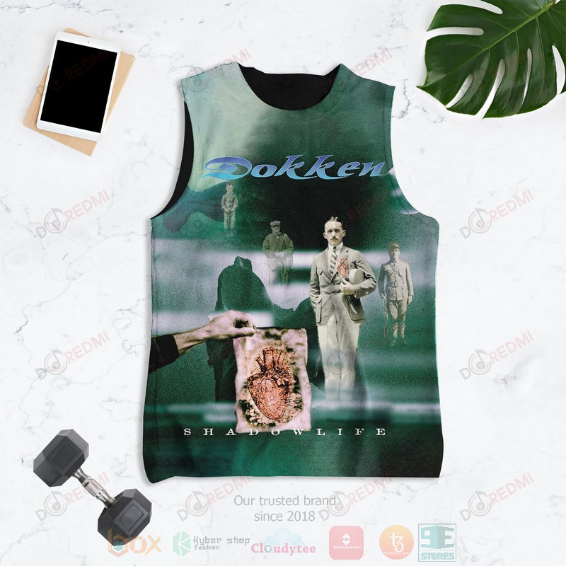 HOT Dokken Hell to Pay 3D Tank Top 3
