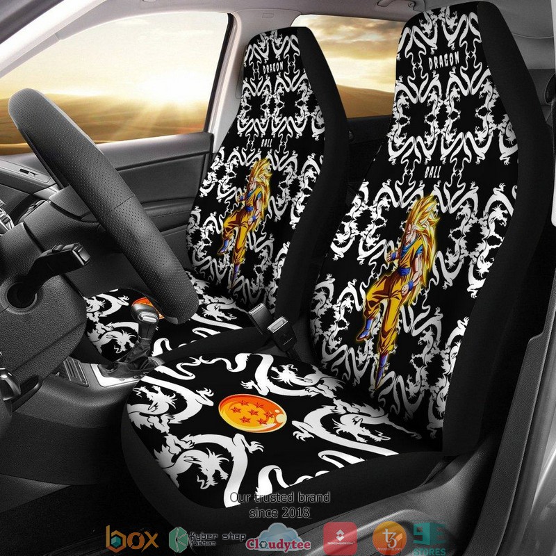 BEST Dragon Ball Anime Goku Dragon Patterns Car Seat Covers 9