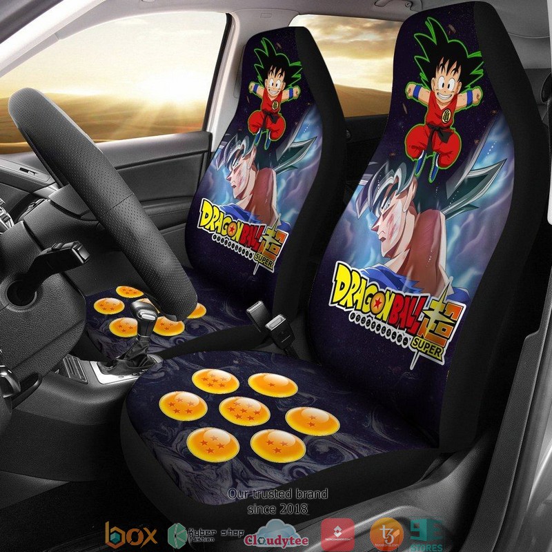 BEST Dragon Ball Anime Goku Super Saiyan Ultra Instinct Car Seat Covers 9