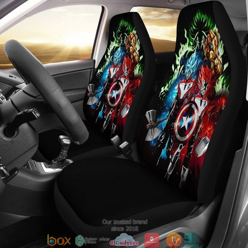 BEST Dragon Ball Anime Goku Vegeta Broly Dragon Ball Avengers MV Car Seat Covers 8