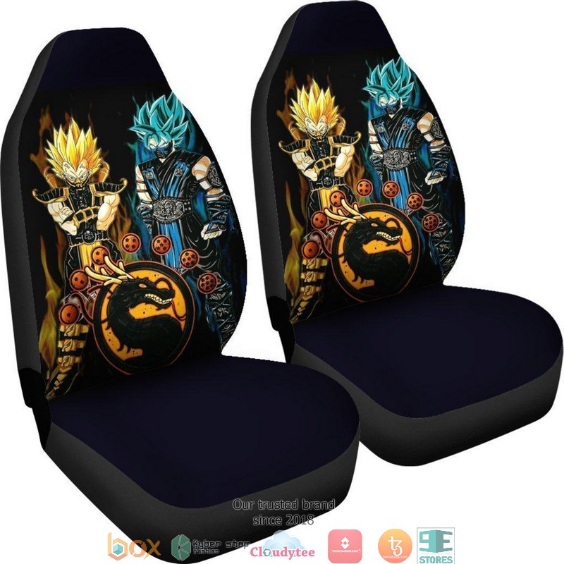BEST Dragon Ball Anime Goku Vegeta Mortal Kombat Dragon Ball Car Seat Covers 4 BEST Dragon Ball Anime Goku Vegeta Mortal Kombat Dragon Ball Car Seat Covers - Image 4