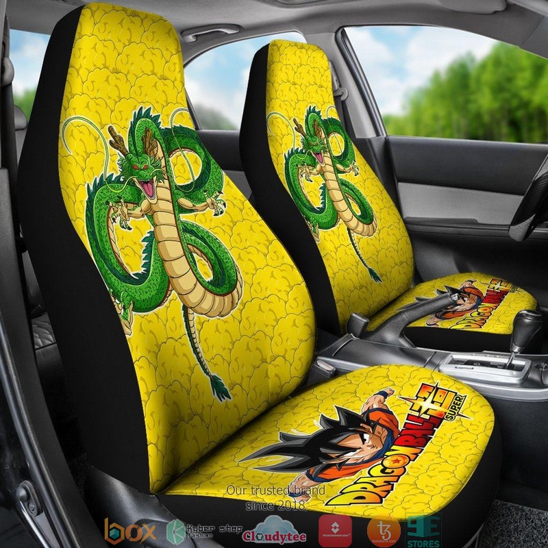 BEST Dragon Ball Anime Goku Vs Green Dragon Car Seat Covers 3 BEST Dragon Ball Anime Goku Vs Green Dragon Car Seat Covers - Image 3