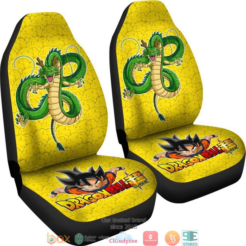 BEST Dragon Ball Anime Goku Vs Green Dragon Car Seat Covers 4 BEST Dragon Ball Anime Goku Vs Green Dragon Car Seat Covers - Image 4