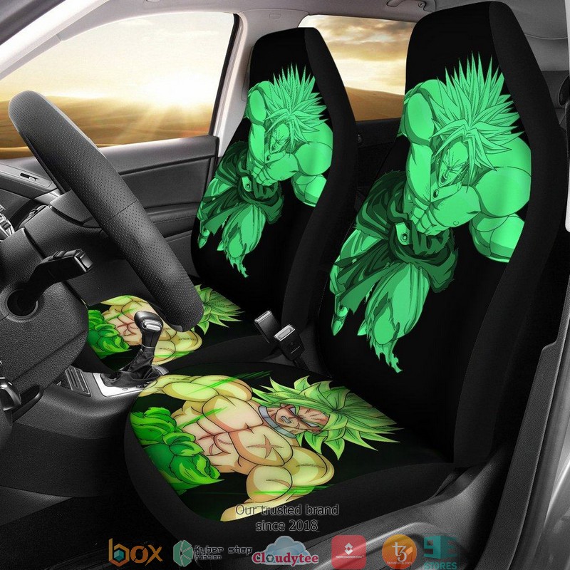 BEST Dragon Ball Green Broly Power Up Car Seat Covers 9