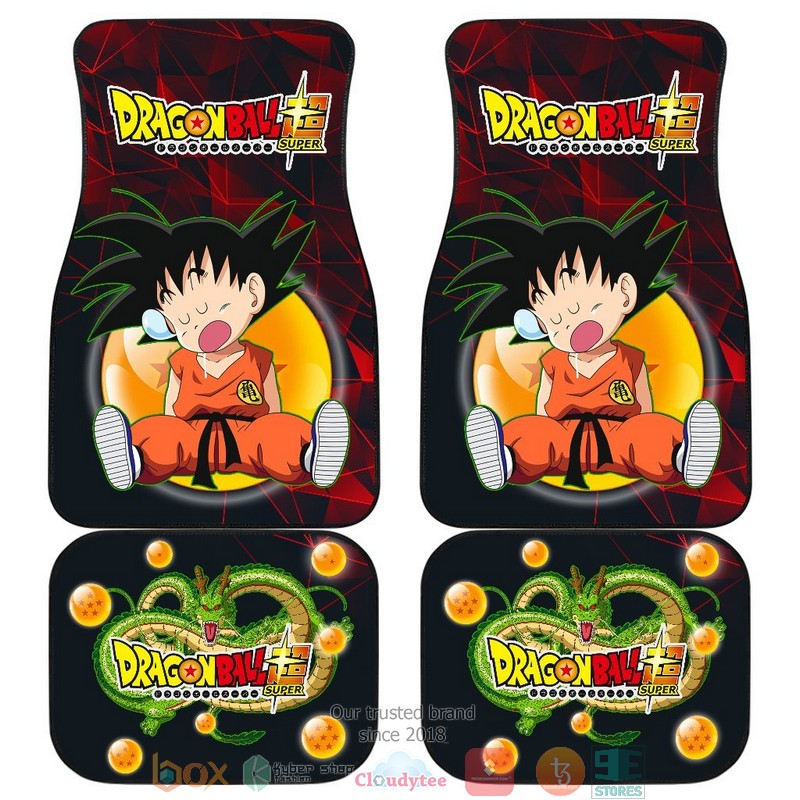 BEST Dragon Ball Kid Goku Sleeping Dragon Ball Car Floor Mats 1