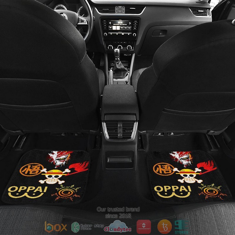 BEST Dragon Ball One punch One piece Dragon ball Naruto Anime Heroes Car Floor Mats 9