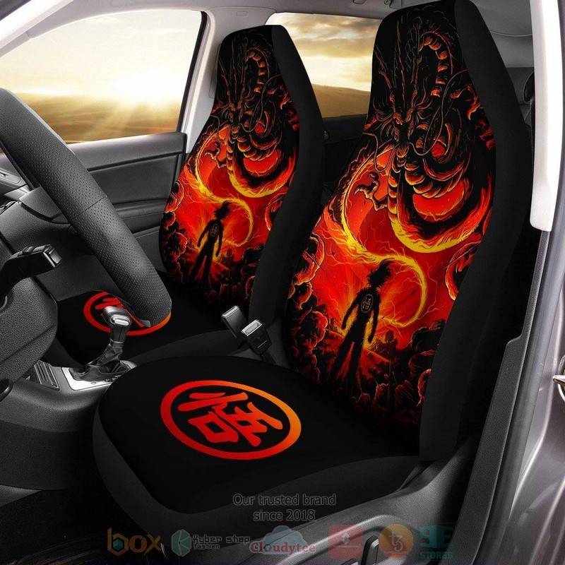 BEST Dragon Ball Z Goku And Shenron Anime Car Seat Covers 6