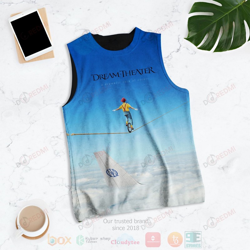 HOT Dream Theater A Dramatic Turn of Events 3D Tank Top 3