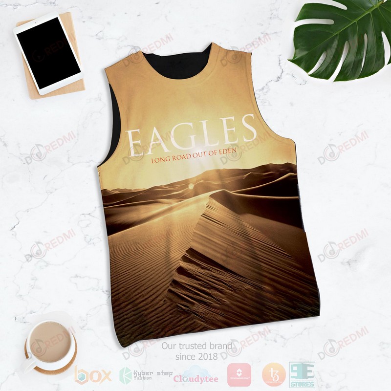 HOT Eagles Their Greatest Hits 1971- 1975 3D Tank Top 3