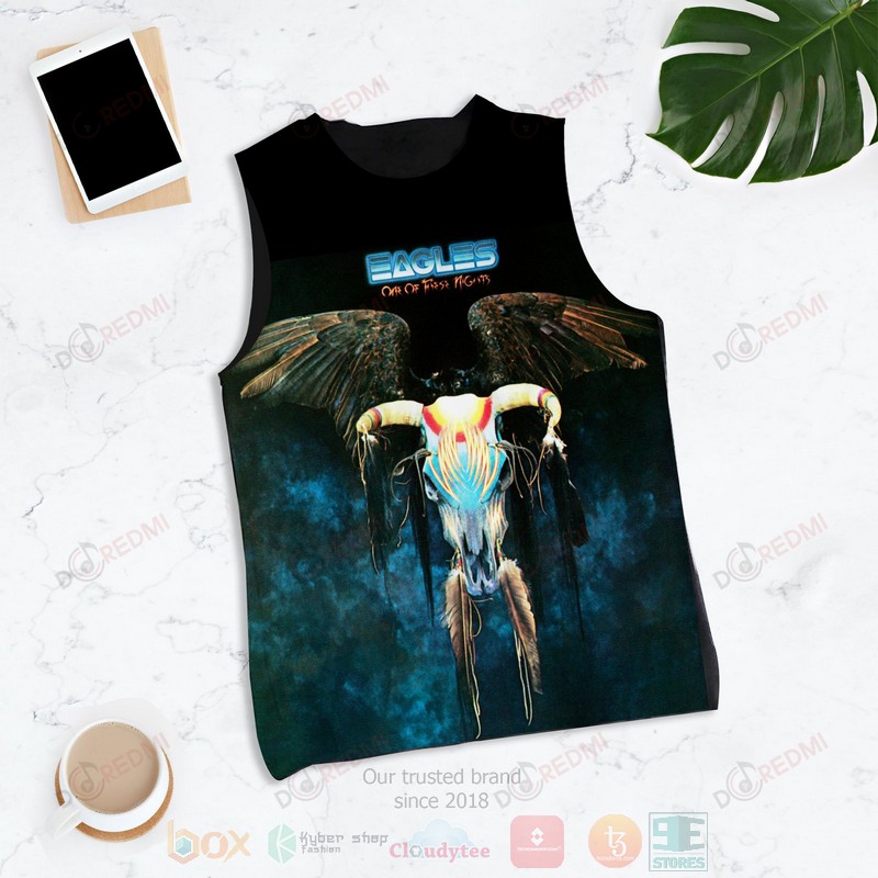 HOT Eagles Hell Freezes Over 3D Tank Top 3