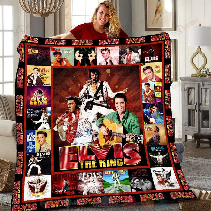 HOT Elvis Presley The King Luxury Quilt 8