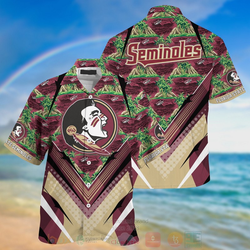 HOT Florida State Seminoles 3D Tropical Shirt 6