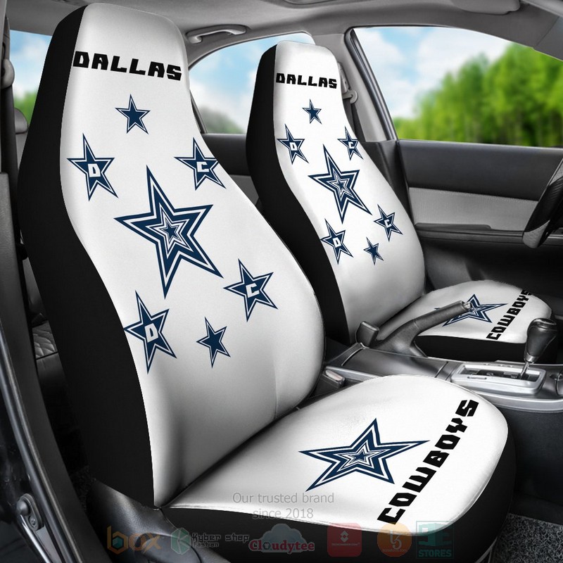 HOT Football Team Dallas Cowboys Blue Stars Car Seat Cover 6
